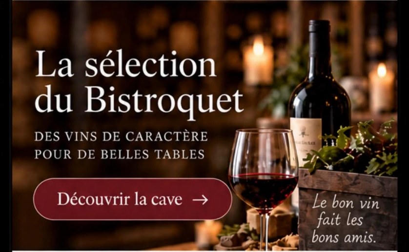 La sélection du Bistroquet — des vins de caractère pour de belles tables